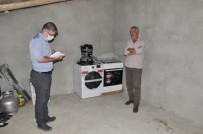 Erciş Kaymakamlığından Evi Zarar Gören Vatandaşa Destek