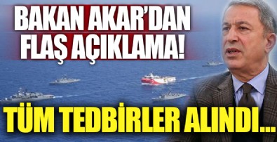 Hulusi Akar'dan flaş Doğu Akdeniz açıklaması!