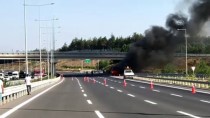 Kuzey Marmara Otoyolu'nda Otobüs Yangını Haberi