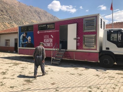 Mobil Kuaför Korkuteli'nde 245 Vatandaşa Hizmet Verdi