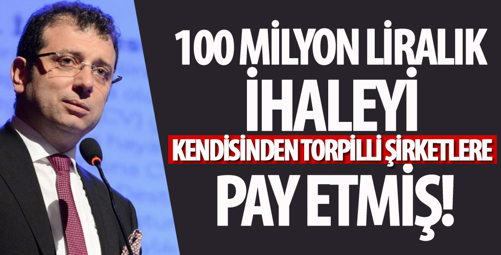 Yine İmamoğlı yine skandal!