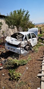 Mardin'de Otomobil Şarampole Yuvarlandı Açıklaması 1 Yaralı