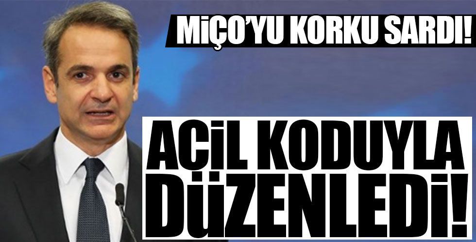 Yunan Başbakan Miçotakis'i Türkiye paniği sardı!