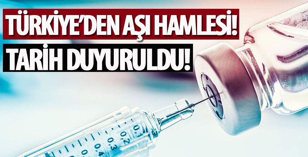 Türkiye'den corona virüs aşı hamlesi!
