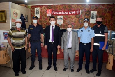 İscehisar'da Korona Virüs Denetimleri Devam Ediyor