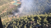 İzmir'de Baraj Yakınlarında Orman Yangını Paniği Haberi