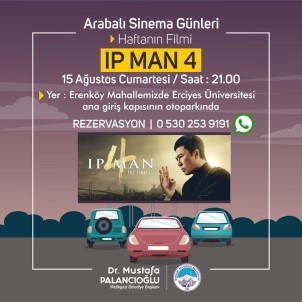 Melikgazi'de Arabalı Sinema Günleri'nde Bu Hafta 'Ip Man 4'