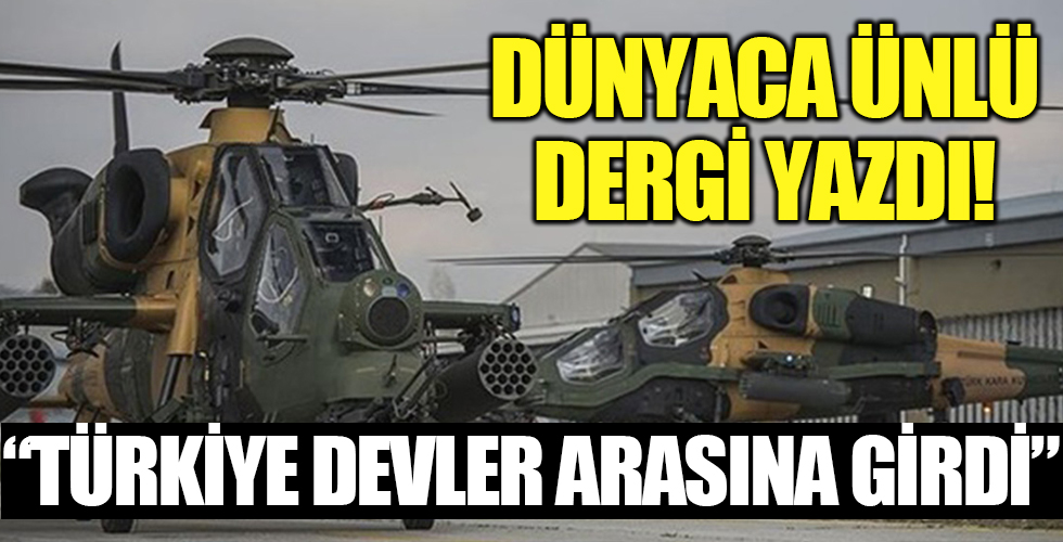 Türkiye devler arasına girdi!