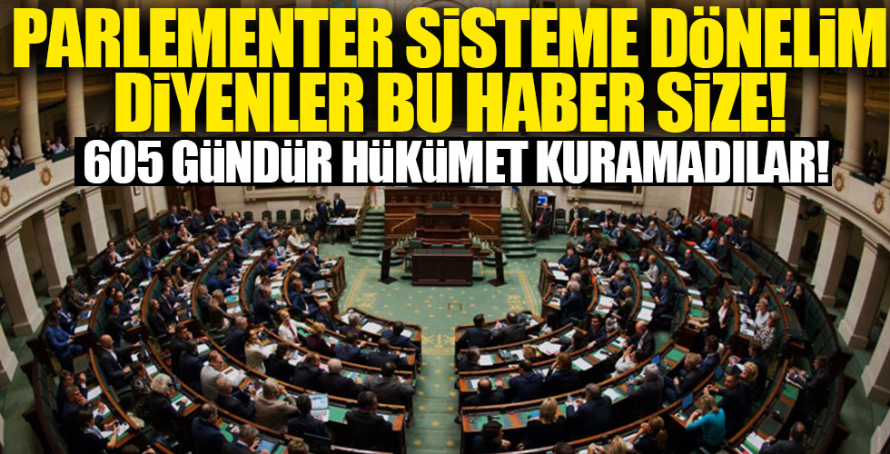 605 gündür hükümeti kuramadılar!