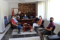 Çanlı Gazeteciler Emniyet Müdürü Akpınar'ı Makamında Ziyaret Etti
