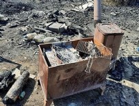 MANGAL ATEŞİ - Manavgat'ta söndürülmeyen mangal ateşi, ormanı yaktı