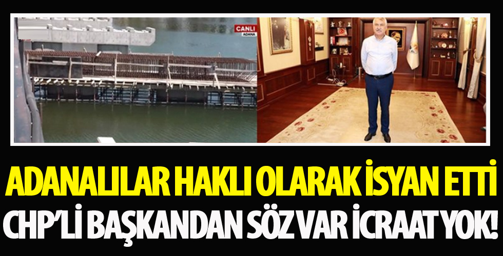 Adanalılar isyan etti! CHP'li Zeydan Karalar'dan söz var icraat yok