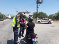 Antalya'da Jandarmadan Motosiklet Sürücülerine Denetim