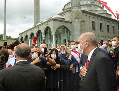 Başkan Erdoğan'a sevgi seli...