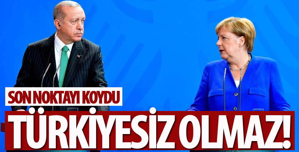 Başkan Erdoğan'dan Merkel'e çok net 'Oruç Reis' yanıtı!