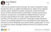 Torul Belediye Başkanı Özdemir Covid-19 Olduğunu Duyurdu Haberi