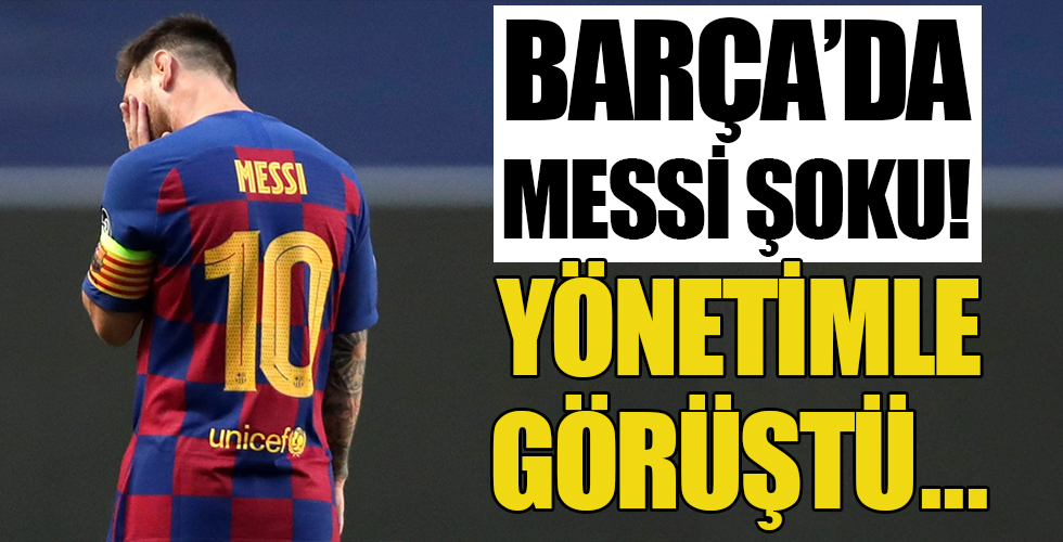 Barça'da Messi şoku!