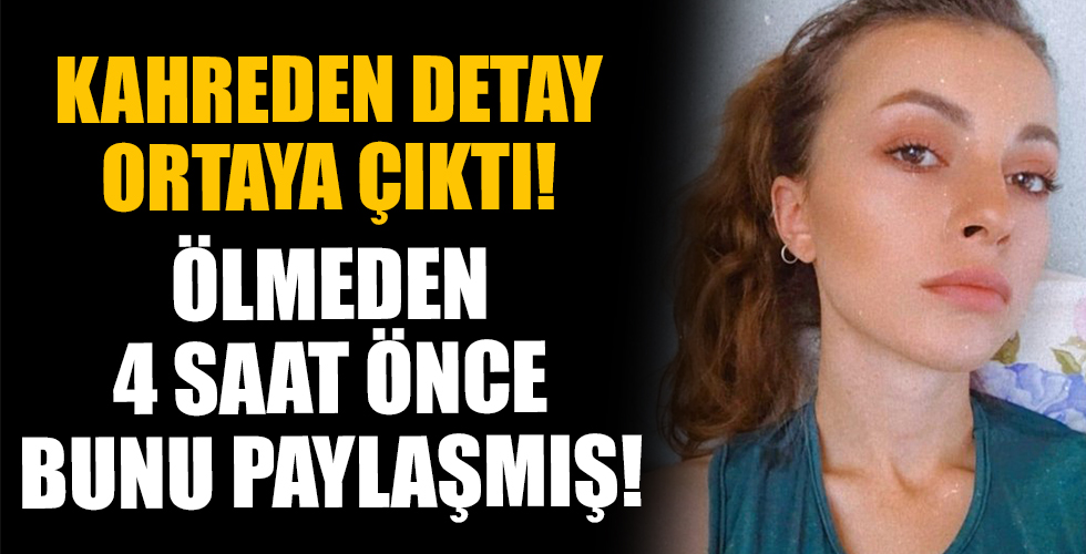 Denizde boğulan Melike, olaydan önce bu kareyi paylaşmış...