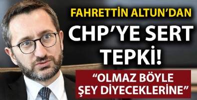 Fahrettin Altun'dan CHP'ye 'BIDEN' tepkisi: Olmaz böyle şey diyeceklerine...