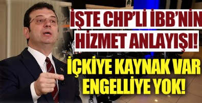 İşte CHP'li İBB'nin hizmet anlayışı!