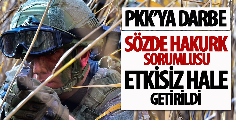 PKK'nın sözde Hakurk sorumlusu etkisiz hale getirildi