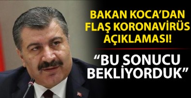 Sağlık Bakanı Fahrettin Koca'dan flaş koronavirüs açıklaması!