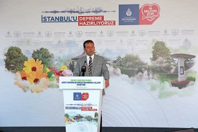 Ataşehir'de Deprem Parkı Törenle Açıldı