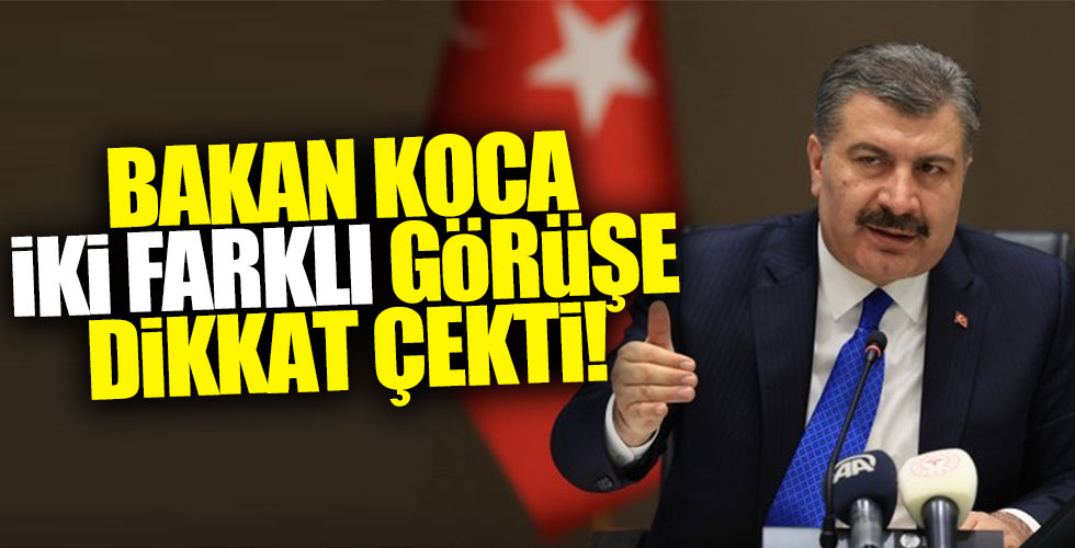 Bakan Koca'dan tedbir paylaşımı!