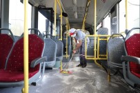 Halk Otobüslerinde Hijyen Ve Dezenfeksiyon İşlemleri Ön Planda Haberi
