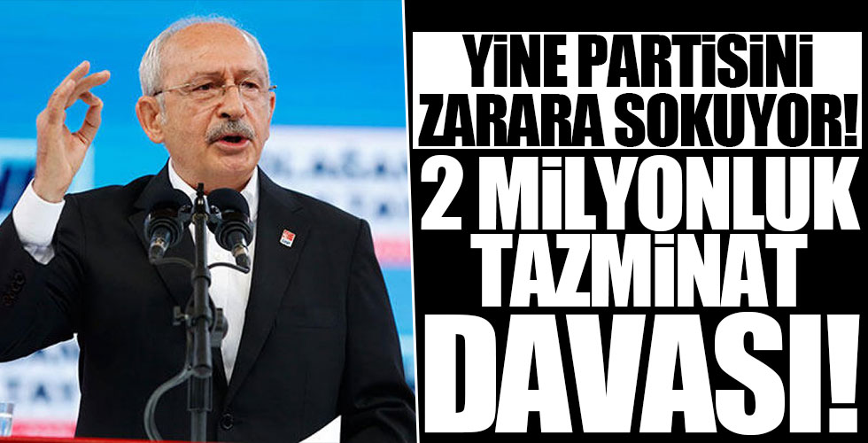 Kılıçdaroğlu'na 2 milyonluk tazminat davası!