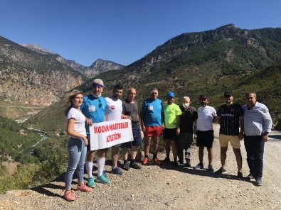 Sporcular, Küp Şelalesi'nin Tanıtımı İçin Parkura Çıktı
