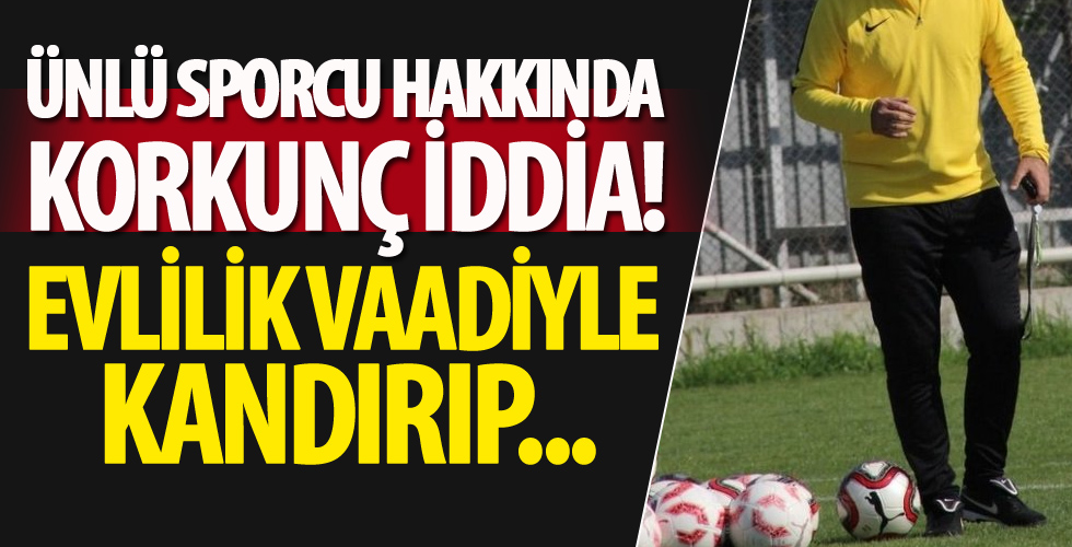Ünlü sporcu hakkında flaş iddia!