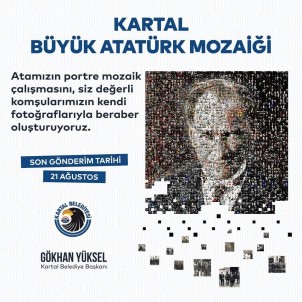 Belediye Binası, Vatandaşların Fotoğraflardan Oluşturulacak Atatürk Portresi İle Kaplanıyor