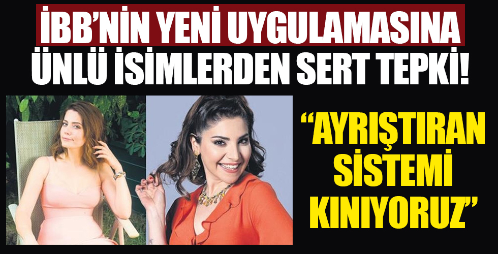 İBB’nin yeni uygulamasına sanatçılardan tepki!