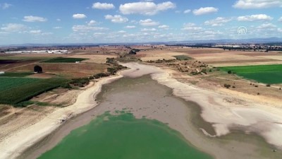 Kırklareli'nde Deveçatağı Göleti'nin Suyu Bilinçsiz Sulama Nedeniyle Azaldı