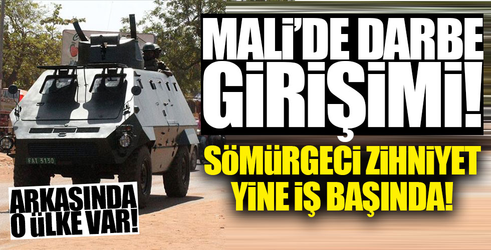 Mali’de askeri darbe girişimi!