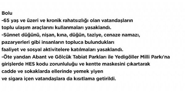 6 kent daha eklendi! 28 ilde yeni koronavirüs tedbirleri