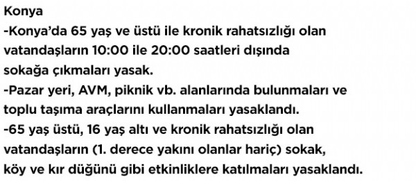 6 kent daha eklendi! 28 ilde yeni koronavirüs tedbirleri