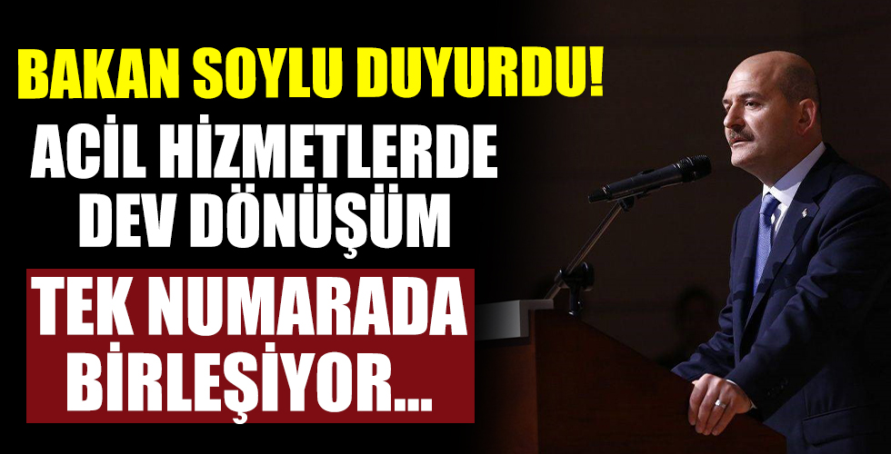 Bakan Soylu duyurdu!