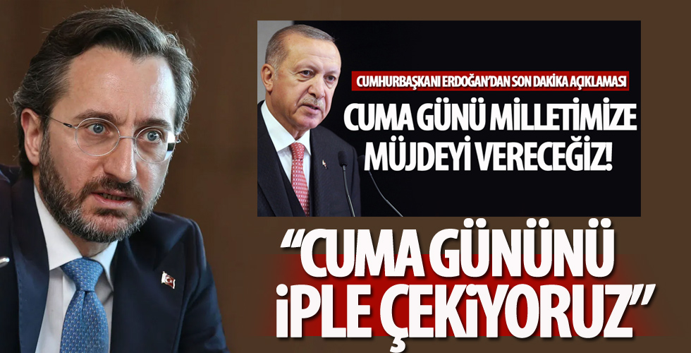 Fahrettin Altun'dan son dakika açıklaması