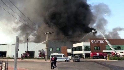GÜNCELLEME - Antalya'da Fabrika Yangını