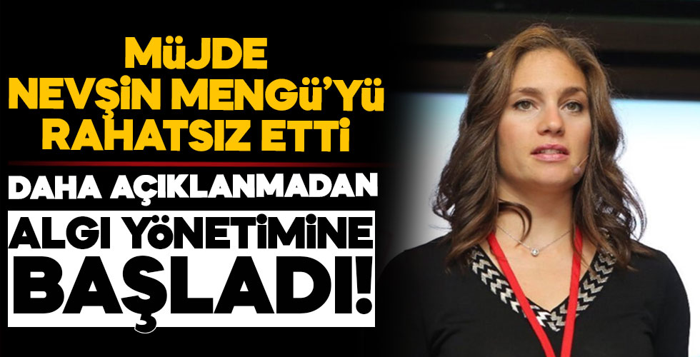 'Müjde' Nevşin Mengü'yü rahatsız etti!