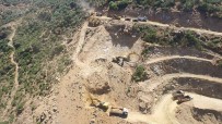 Sarıçay Barajı'nda Gövde Sıyırma Kazıları Başladı