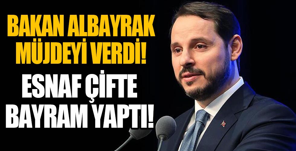 Bakan Berat Albayrak müjdeyi verdi!