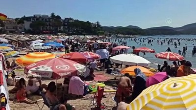 Kocaeli'deki Mavi Bayraklı Plajlarda Bayram Tatili Yoğunluğu