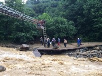 Trabzon'un Sürmene İlçesinde Şiddetli Yağış Haberi