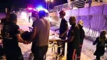 Elazığ'da Üst Geçit Korkuluklarına Çarpan Otomobil Takla Attı Açıklaması 3 Yaralı
