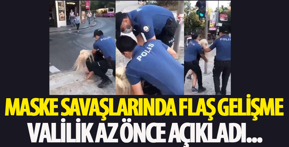 Kadıköy'deki maske tartışmasında flaş gelişme!
