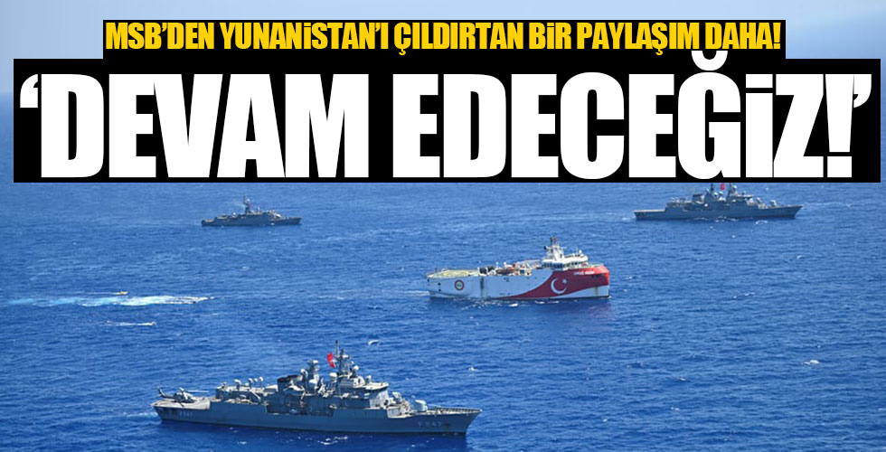 MSB'den Yunanistan'ı çıldırtan paylaşım!