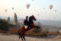 Kapadokya'da Sıcak Hava Balon Turlarına Rüzgar Engeli